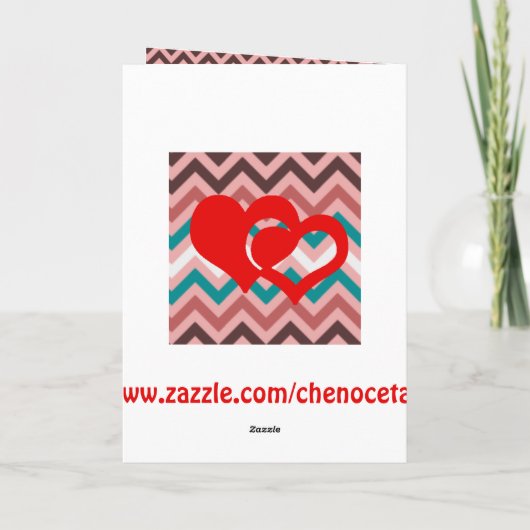 Cherokee I houdt van u kaardt Feestdagen Kaart (Achterkant)