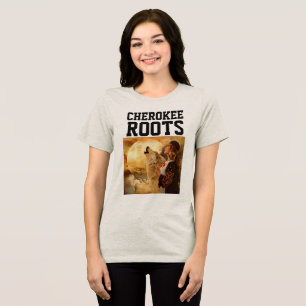 CHEROKEE indiaanse WORTELS DAMESSHIRTS T-Shirt