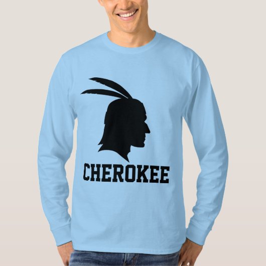 CHEROKEE INDIAN NATIVE AMERICAN T-SHIRTS (Voorkant)