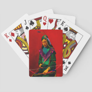 Cherokee Indian Pop Art Pokerkaarten