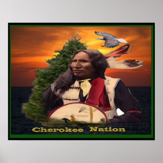 Cherokee Indian poster (Voorkant)