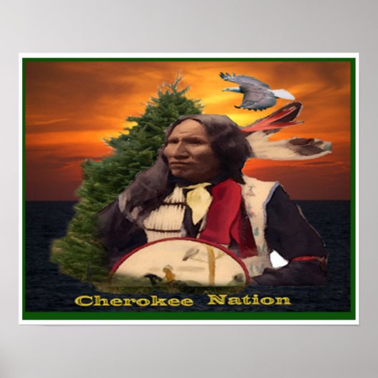 Cherokee Indian poster (Voorkant)