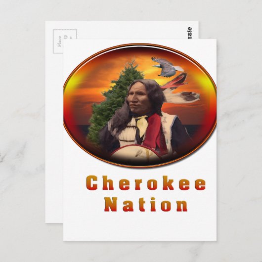 Cherokee Indian products Briefkaart (Voorkant / Achterkant)