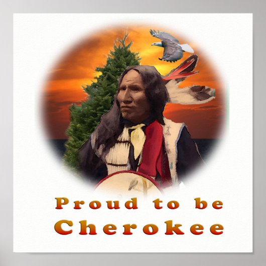 Cherokee Indian products Poster (Voorkant)