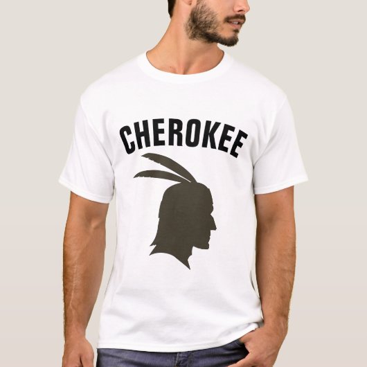 CHEROKEE INDIAN ROOTS T-Shirts (Voorkant)