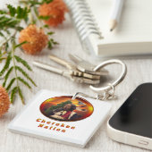 Cherokee indians art sleutelhanger (Voorkant Rechts)