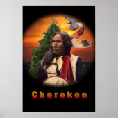 Cherokee indians design poster (Voorkant)