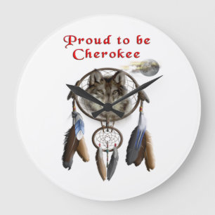 Cherokee Indiase kleding Grote Klok