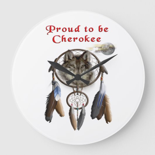 Cherokee Indiase kleding Grote Klok (Voorkant)