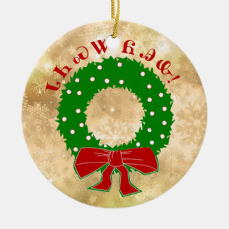 Cherokee Kerstmis Keramisch Ornament