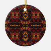 Cherokee-kerstversiering Keramisch Ornament (Voorkant)