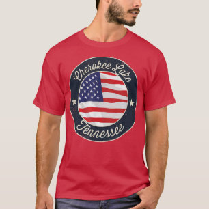 Cherokee Lake Patriotic Tennessee Souvenir T-shirt