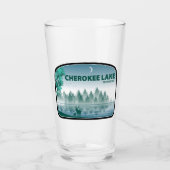 Cherokee Lake Tennessee Deer Glas (Voorkant)