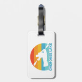 Cherokee Lake Tennessee Kayak Bagagelabel (Achterkant verticaal)