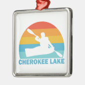 Cherokee Lake Tennessee Kayak Metalen Ornament (Links)