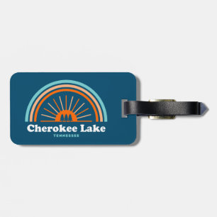 Cherokee Lake Tennessee Regenboog Bagagelabel