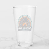 Cherokee Lake Tennessee Regenboog Glas (Achterkant)