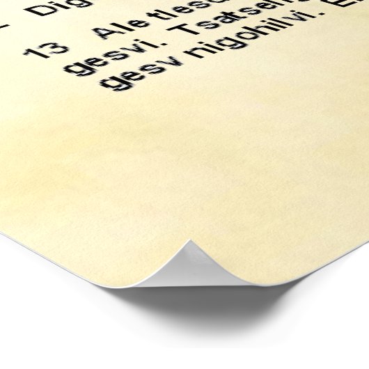 Cherokee Lord's Prayer Poster (Hoek)