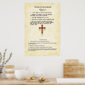 Cherokee Lord's Prayer Poster (Keuken)