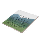 Cherokee Lord's Prayer Tile Tegeltje (Zijkant)