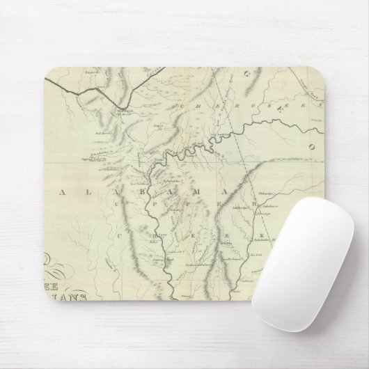 Cherokee Map Muismat (Met muis)