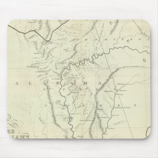 Cherokee Map Muismat (Voorkant)
