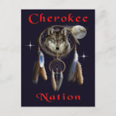 Cherokee natie briefkaart (Voorkant)
