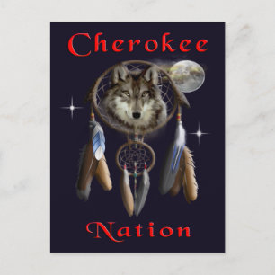Cherokee natie briefkaart