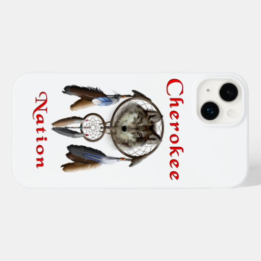 Cherokee natie Case-Mate iPhone case (Achterkant (horizontaal))