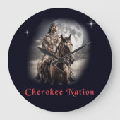 Cherokee natie grote klok (Voorkant)