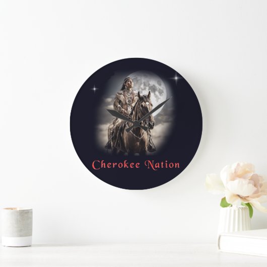 Cherokee natie grote klok (Huis)