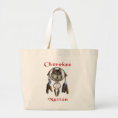 Cherokee natie grote tote bag (Voorkant)