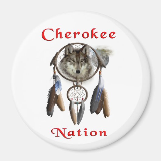 Cherokee natie magneet (Voorkant)
