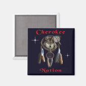Cherokee natie magneet (Voorkant / Achterkant)