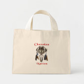 Cherokee natie mini tote bag (Voorkant)