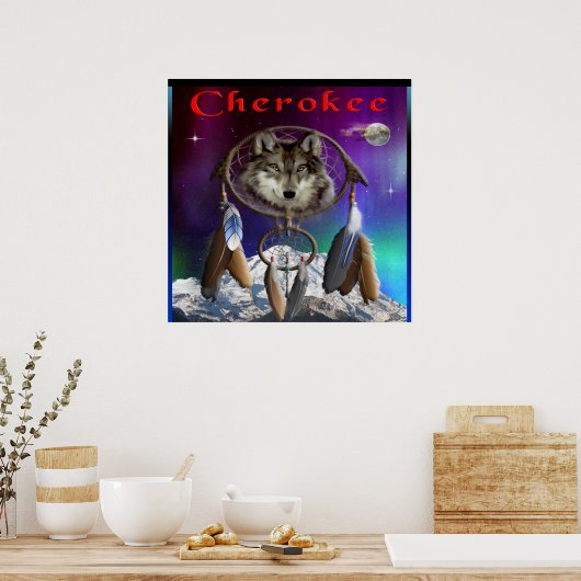 Cherokee natie poster (Keuken)