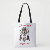 Cherokee natie tote bag (Voorkant)