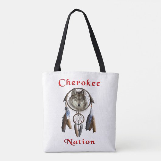 Cherokee natie tote bag (Achterkant)