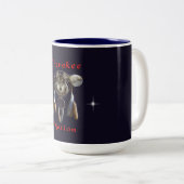 Cherokee natie tweekleurige koffiemok (Voorkant rechts)