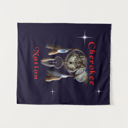 Cherokee natie wandkleed (Voorkant (horizontaal))