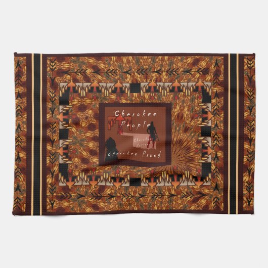 Cherokee Nation Theedoek (Horizontaal)