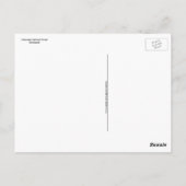 Cherokee National Forest sign in herfst in Tenness Briefkaart (Achterkant)