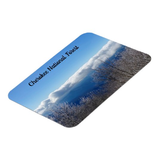 Cherokee National Forest Snow Magneet (Linkerzijde)