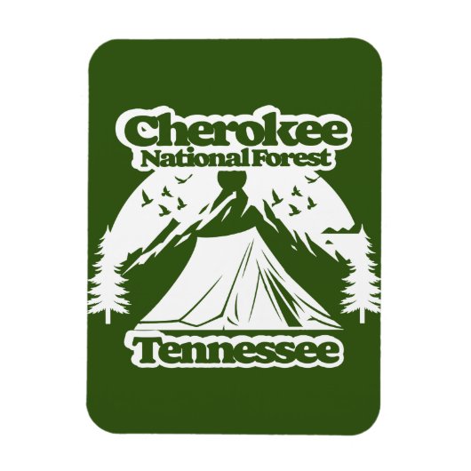 Cherokee National Forest Tennessee Magneet (Verticaal)