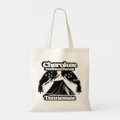 Cherokee National Forest Tennessee Tote Bag (Achterkant)