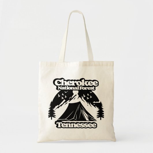 Cherokee National Forest Tennessee Tote Bag (Voorkant)