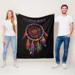Cherokee Native American Indian Colorful Dreamweav Fleece Deken<br><div class="desc">Cherokee Native American Indian Colorful Dreamweaver</div>