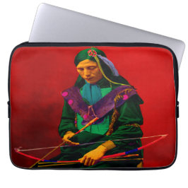 Cherokee Native American Pop Art laptophoes Laptop Sleeve