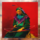 Cherokee Native American Pop Art Muur Sticker (Vel 2)