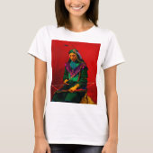Cherokee Native American Pop Art T-shirt (Voorkant)